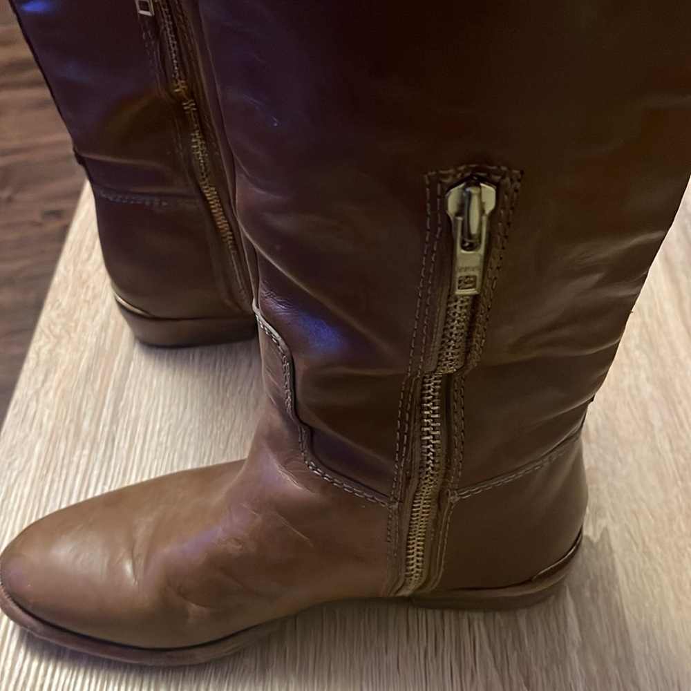 Vintage Coach Riding Boots Size 7 Brown - Picture 3 of 6